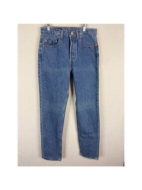 Vintage 90s Levis XX  501 Men 33X36 Jeans Stone Wash Button Fly Straight Denim